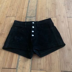 Rag & bone real leather shorts